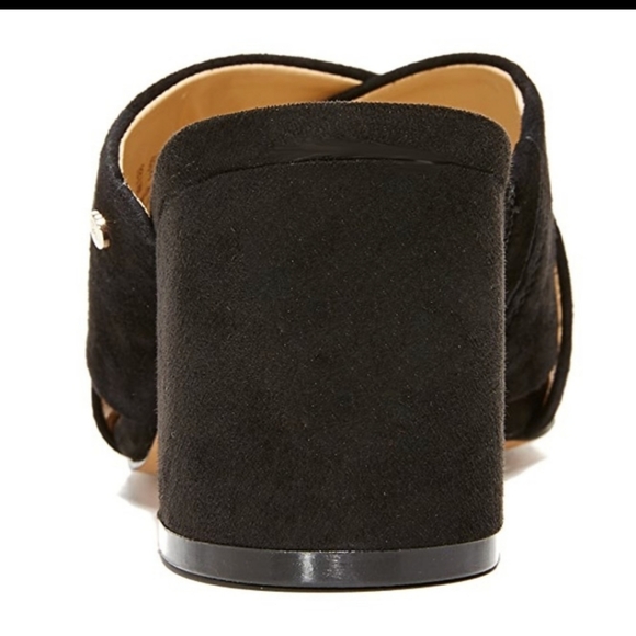 Sam Edelman • Stanley Black Suede Mule Sandals - Picture 5 of 12